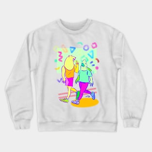 WALKING AND TALKING Crewneck Sweatshirt